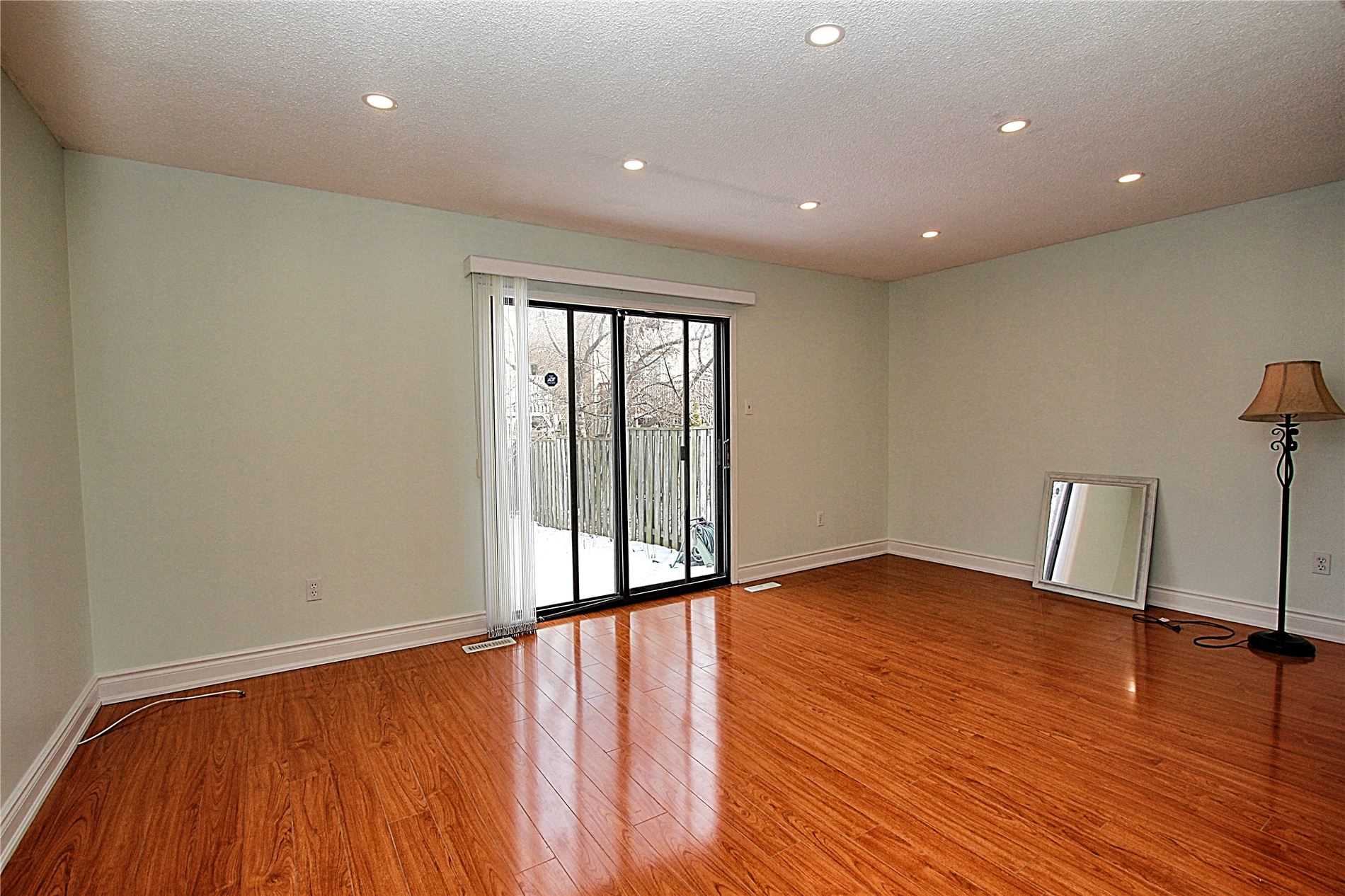 Dining area with sliding doors to backyard